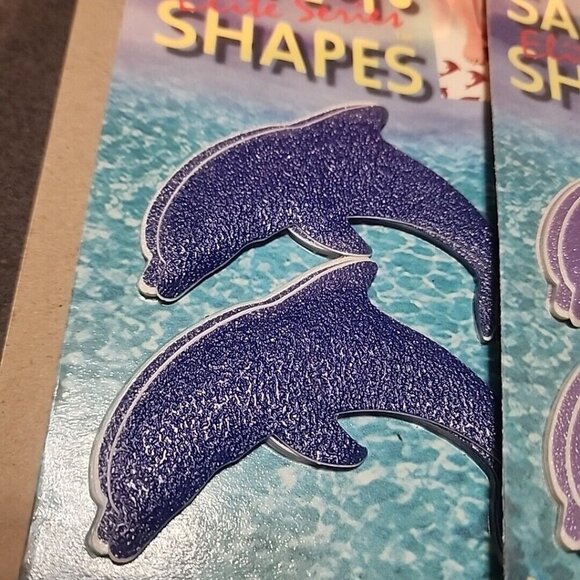 Vtg Compac Safe T Shapes Dolphins Nonslip Safety Applique Bathtub Stickers Lot 2 - Picture 3 of 6